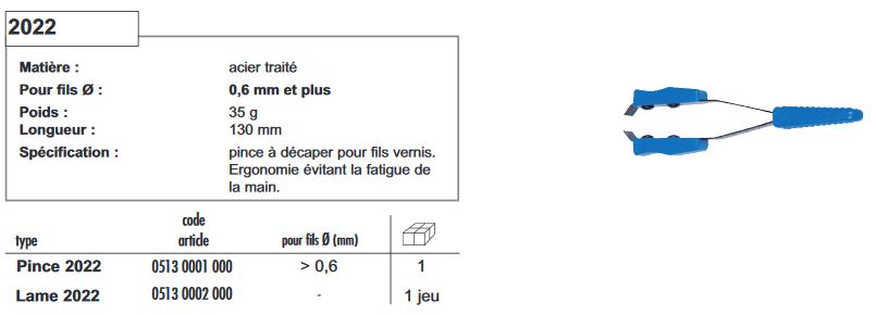 40025 JOKARI - Pince à dénuder de précision JOKARI PWS PLUS 002 - pour fils  de 0,25