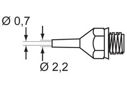 JBC Tools Panne de fer à souder pour dépôt de soudure Taille de la panne  3.8 mm Longueur de la panne 11 mm Contenu 1