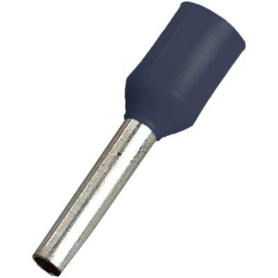 Embout noir 29.5x19.5x17mm NBR 2 conducteurs pour 2 câbles 7-8mm