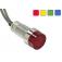  VOYANT 12V METAL ROUGE  P:10mm 