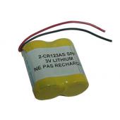  PILE LITHIUM 3V (2xCR123A) 