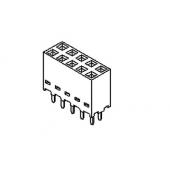  BARRETTE 2X40 CONTACTS FEMELLE 