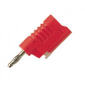  FICHE MALE JAUNE 4mm RACCORD 