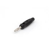  FICHE BANANE 4mm MALE     NOIR 