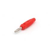  FICHE BANANE 4mm MALE    ROUGE 