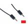  CORDON MESURE 2mm 7.5cm  ROUGE 