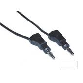  CORDON MESURE 4mm  1.5m  BLANC 