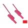  CORDON SECURITE 4mm 1.5m ROUGE 