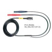  CORDON BNC MALE/ 2 BANANES 4mm 