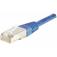  Cordon RJ45 CAT6 M/M  0m5 BLEU 