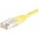  Cordon RJ45 CAT6 M/M 0m5 JAUNE 