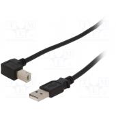 Cordon USB type AB M/M 0.5m 