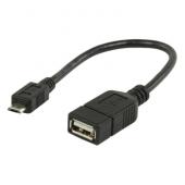  Cordon microB M vers USB A 