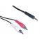  Cordon jack 3.5->2 RCA Males 