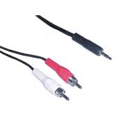  Cordon jack 3.5->2 RCA Males 