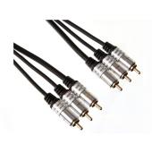  Cord.analog.A/V 3xRCA M/M 2m50 