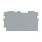  PLAQUE EXTREMITE 0.8mm GRIS 