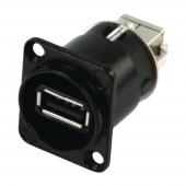  TRAVERSEE DE CLOISON USB A/B 