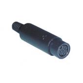  Fiche mini-DIN 7 poles femelle 