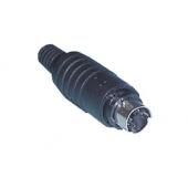  Fiche mini-DIN 8 poles male 