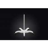  PIED A ROULETTES BLANC 