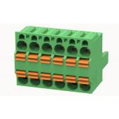  BORNIER 6 VOIES PAS 5.08 20A 
